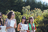 Photo: Anthropology graduates receiving awards