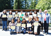 Photo: 2014-2015 undergraduate division award winners 
