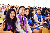 Photo: Graduates at the ceremony