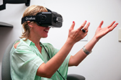 Photo: Oculus Rift in action