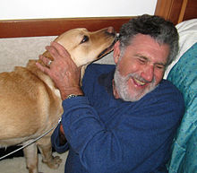 elliot aronson with guide dog