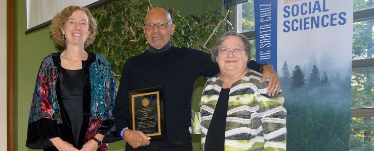 Distinguished Social Sciences Emeriti Award recipient John Brown Childs, professor emeritus of sociology. 