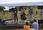 A local band playing music
